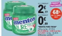 Chewing-gum Mentos Pure Fresh