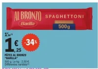 Pâtes Spaghettoni Al Bronzo Barilla