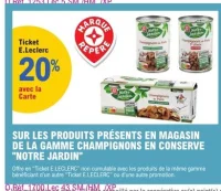Champignons en conserve Notre Jardin