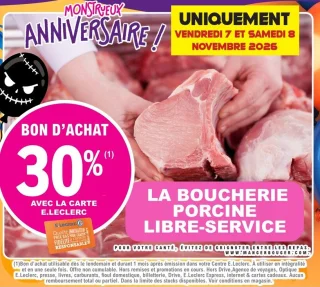 La boucherie porcine libre-service