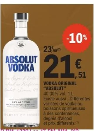 Vodka Original "ABSOLUT"