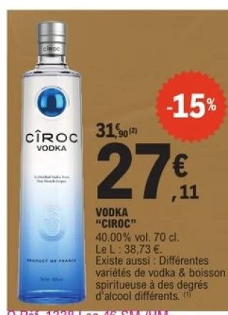 Vodka "CÎROC"