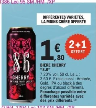 Bière Cherry 8.6