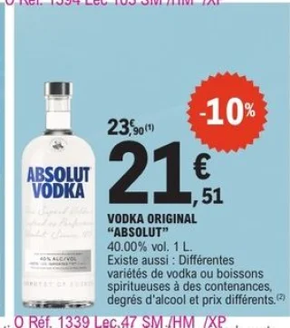 Vodka original Absolut