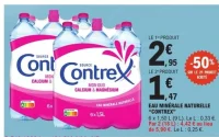 Eau minérale naturelle Contrex