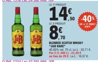 BLENDED SCOTCH WHISKY "J&B RARE"