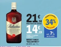 WHISKY FINEST "BALLANTINE'S"
