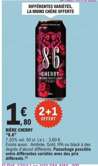 Bière Cherry 8.6