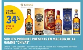 Produits de la gamme Chivas