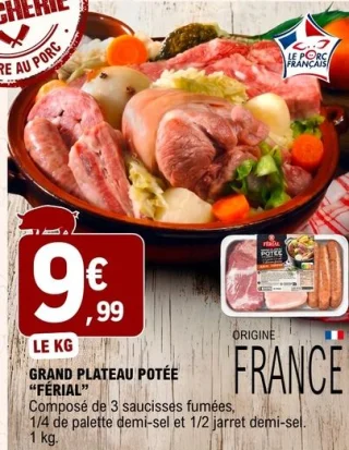 Grand plateau potée "FÉRIAL"