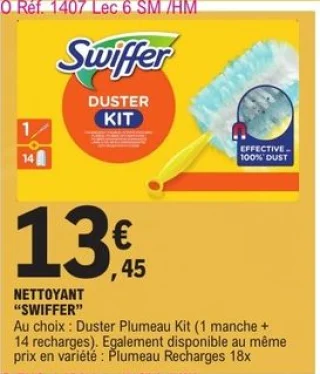 Nettoyant Swiffer Duster Kit