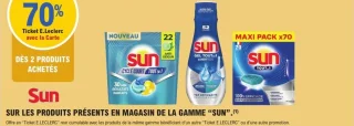 Gamme de nettoyants Sun