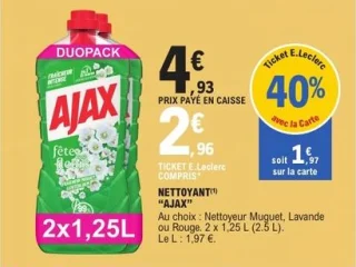 Nettoyant Ajax