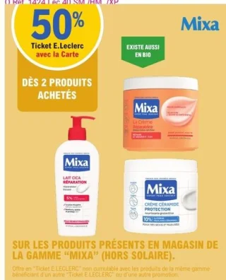 Produits de la gamme Mixa