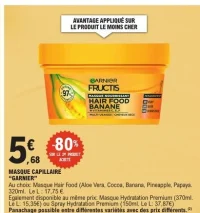 Masque Capillaire Garnier Fructis Hair Food