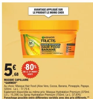 Masque Capillaire Garnier Fructis Hair Food
