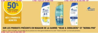 Shampooing Head & Shoulders et Derma Pro