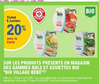 Bols et assiettes Bio Bio Village Bébé