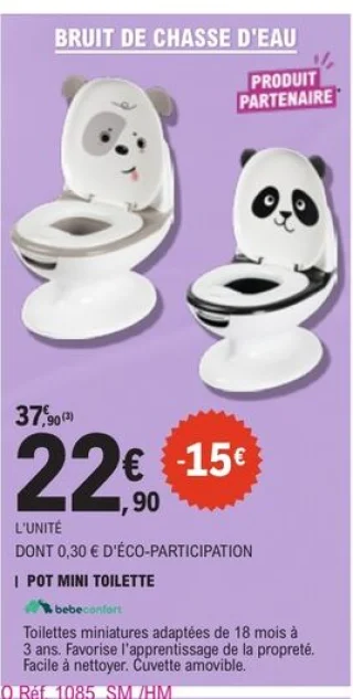 Pot mini toilette Bebeconfort