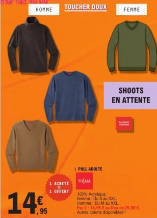Pull adulte Tissaia