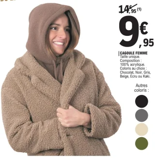 Cagoule femme