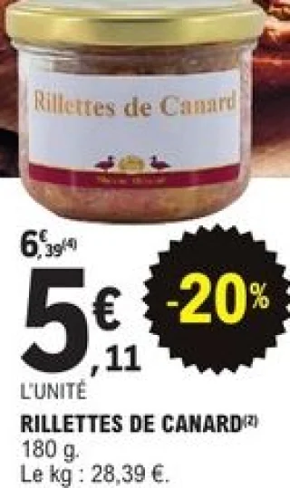 Rillettes de canard Maison Mitteault