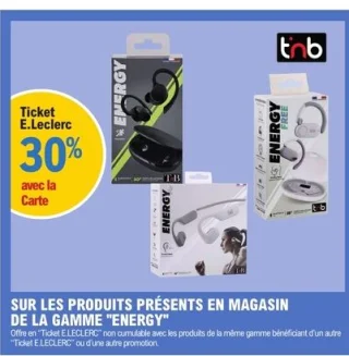 Gamme Energy t'nb