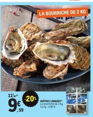 Huîtres Longues Courpron