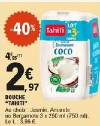 Douche Tahiti