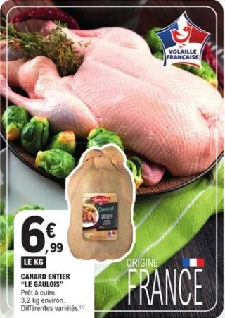 Canard entier Le Gaulois
