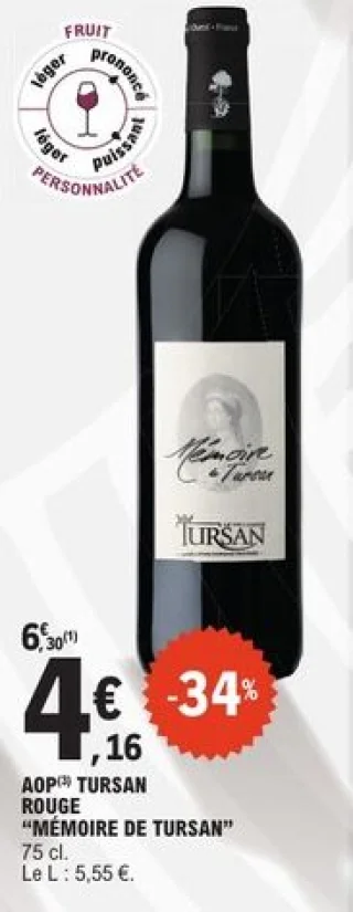 AOP Tursan Rouge "Mémoire de Tursan"