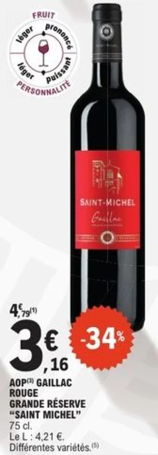 AOP Gaillac Rouge Grande Réserve "Saint Michel"