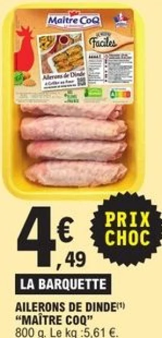 Ailerons de dinde Maître Coq