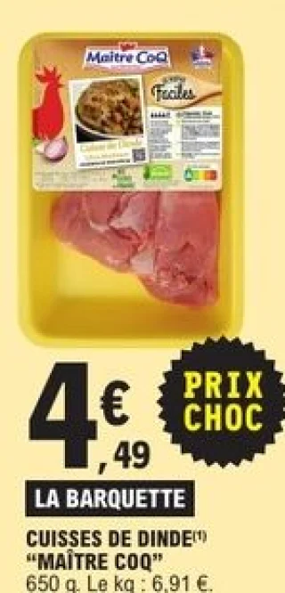 Cuisses de dinde Maître Coq