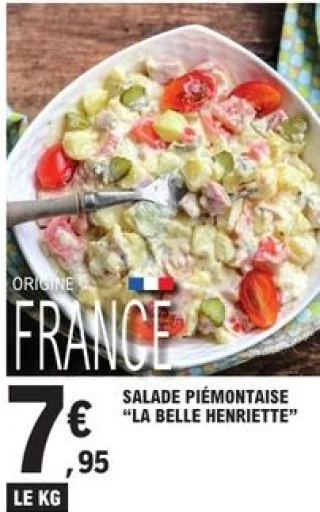 Salade piémontaise "La Belle Henriette"