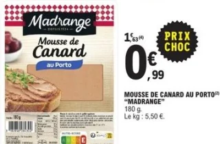 Mousse de canard au porto Madrange