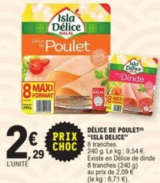 DÉLICE DE POULET "ISLA DELICE"