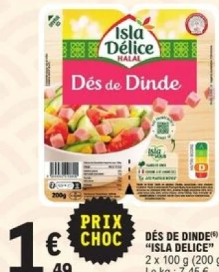 DÉS DE DINDE "ISLA DELICE"