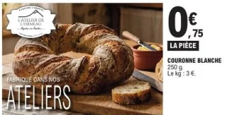 Couronne blanche L'Atelier de L'Ormeau