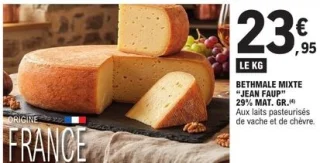 Fromage Bethmale mixte "Jean Faup"