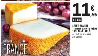 Fromage Saint-Paulin "Isigny Sainte Mère"