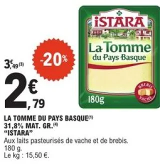 La Tomme du Pays Basque "Istara"