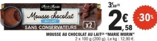 Mousse au chocolat au lait "Marie Morin"