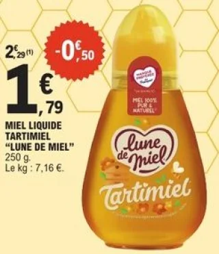 Miel liquide Tartimiel "Lune de Miel"