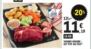 Kit pot au feu viande bovine