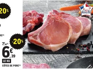 Côtes de porc Baty Viandes