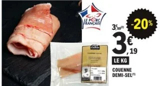 Couenne demi-sel Maître Cochon