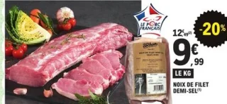 Noix de filet demi-sel Maître Cochon