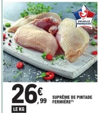 Suprême de pintade fermière Papet