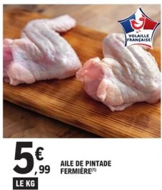 Aile de pintade fermière Papet